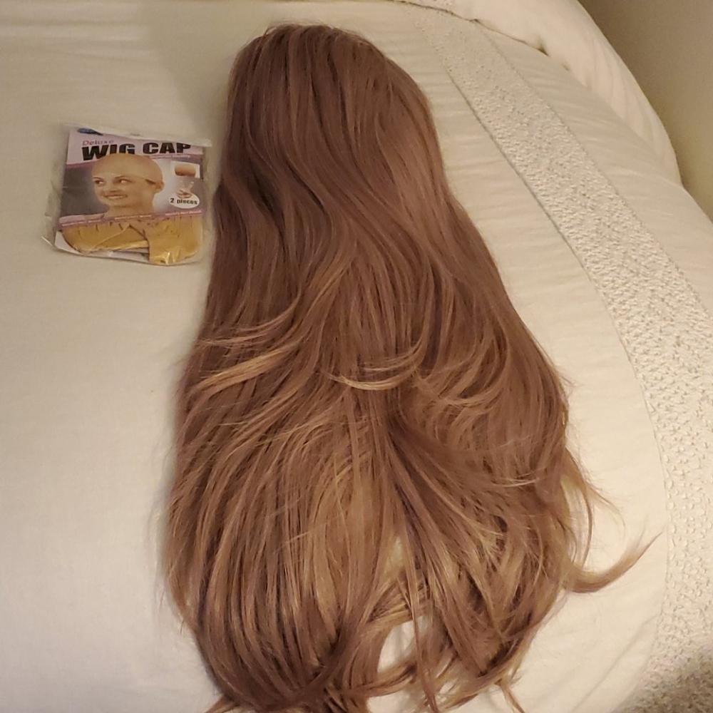 Lilac long wig
